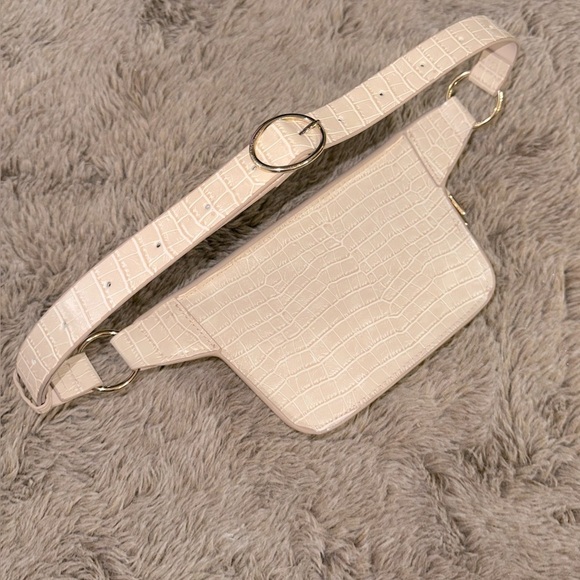 H&M Snakeskin Waistbag Fannypack - Picture 7 of 10